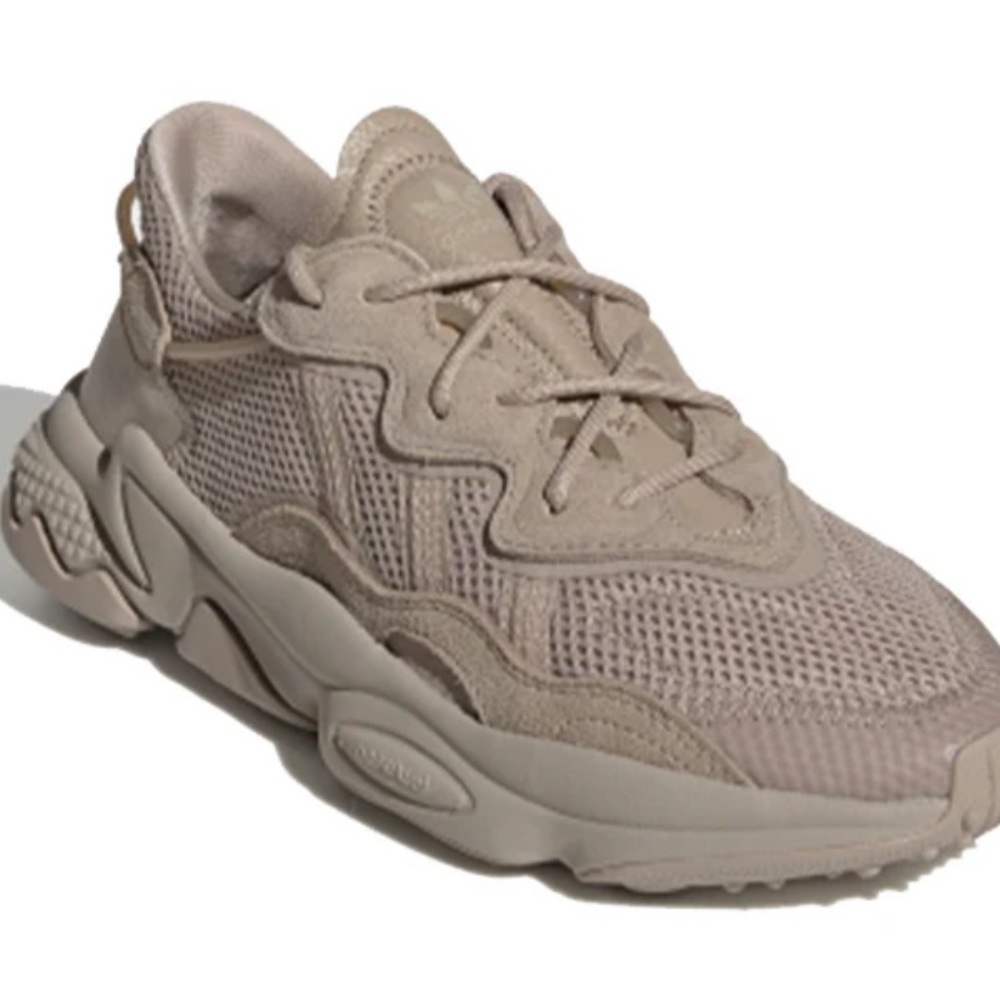 Adidas by Stella McCartney Women's Taupe Mesh & Suede Chunky Sneakers